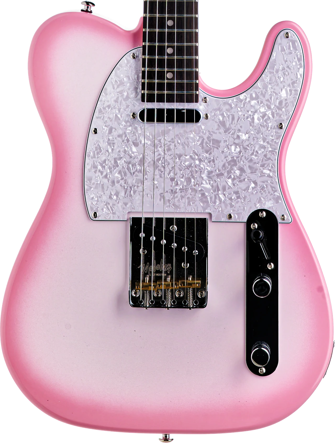 M40T(PK)のボディ。ホワイトパールのピックガード