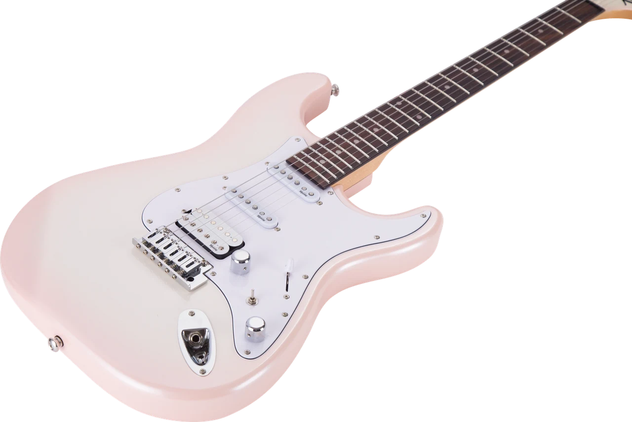 M35F（PK）のボディ。2点支持トレモロ・ブリッジ
